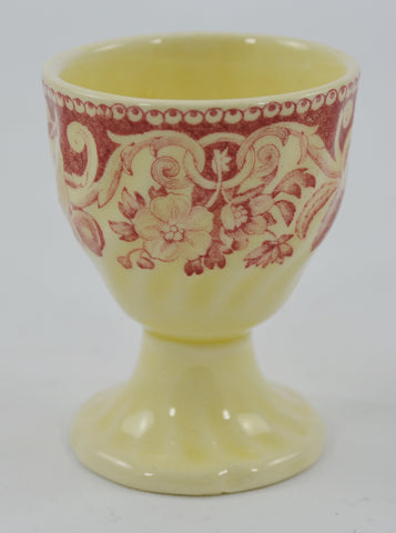Vintage Royal Doulton Pomeroy Red Transferware Egg Cup