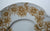 Rare Antique Royal Worcester Golden Taupe Ironstone Platter Wild Daisies Ovington Brothers New York