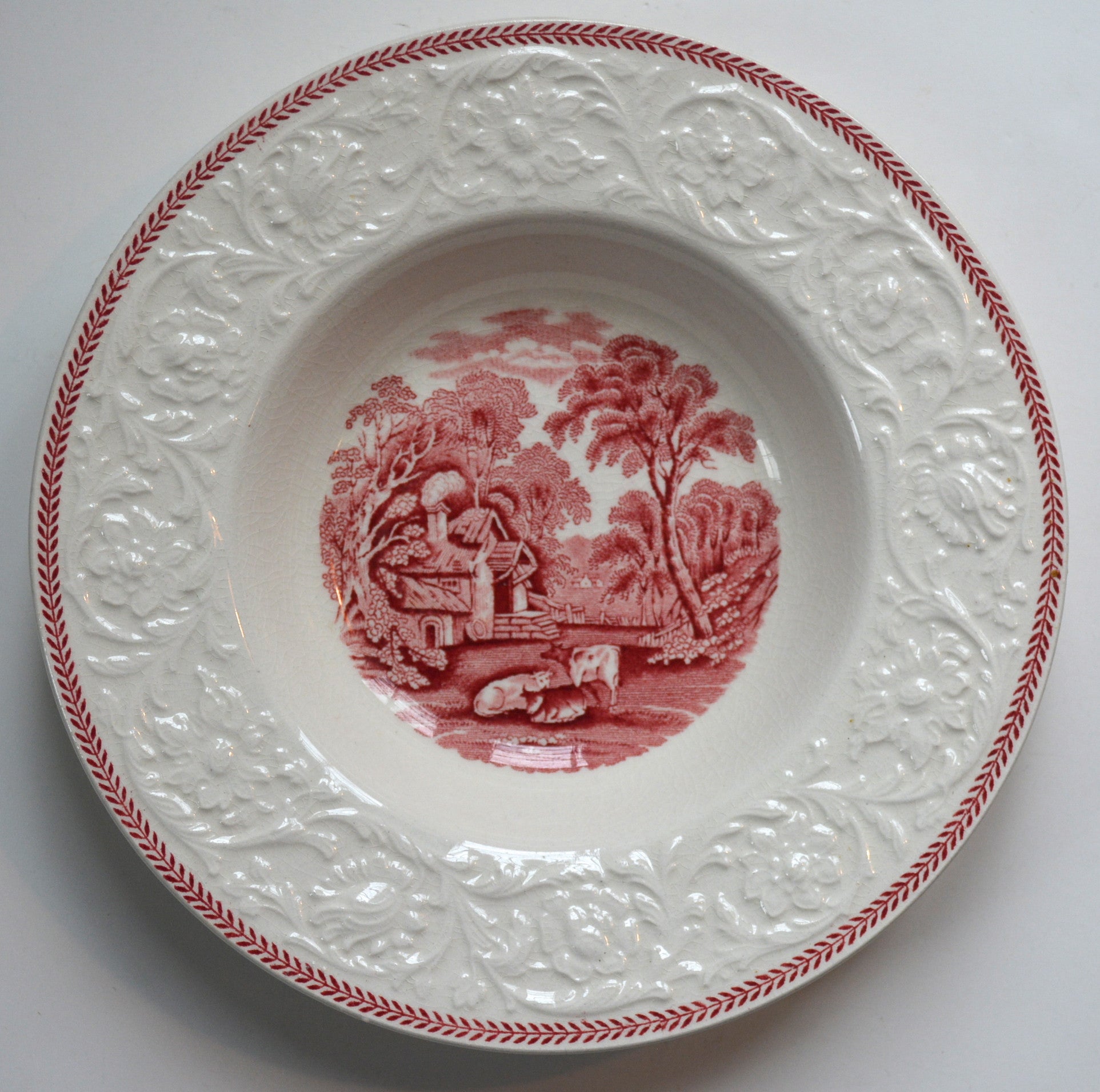 Red Transferware