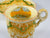 Yellow Transferware  Spode Copeland Continental Views Demitasse Cup & Saucer Hand Painted