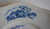 Vintage Blue Toile Transferware Scalloped Plate English Garden Scenes Cottage