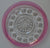 Cranberry Pink Kings Crown Thumbprint Tiffin Glass Plate 7 1/2" Light Ruby