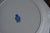 Vintage Blue British Transferware Octagon Plate Chintz Border Grazing Cattle Rural Scenery