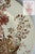 Brown Polychrome Transferware Teacup & Saucer Basket of Gold & Pink Roses Flowers Charlotte