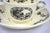 Antique Wedgwood Etruria Black Transferware  Bewick Acorn & Leaf Handled Soup Bowl and Saucer