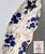 Antique Flow Blue Cherry / Apple Blossom S Hancock Leaf Shaped Platter Tray Circa 1890