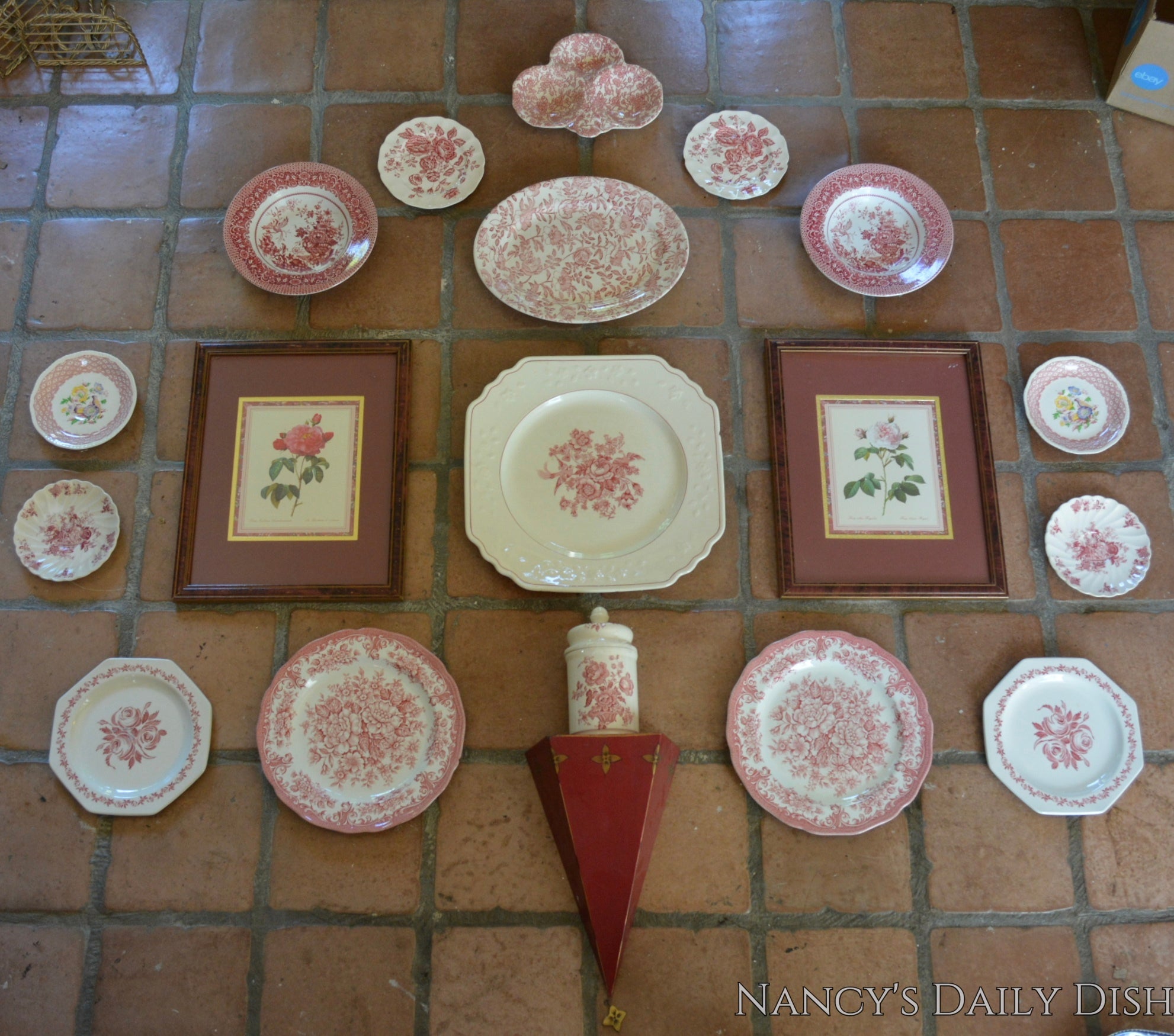 Red Transferware