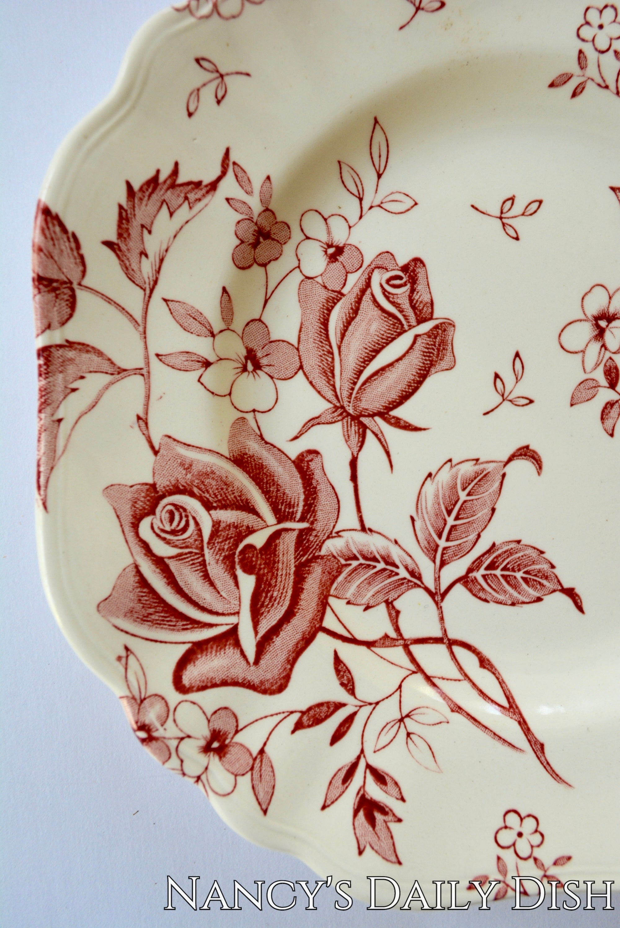 Red Transferware