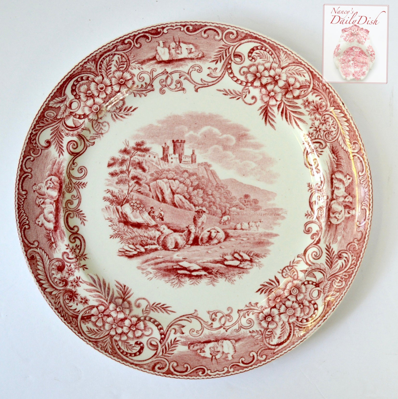 Red Transferware