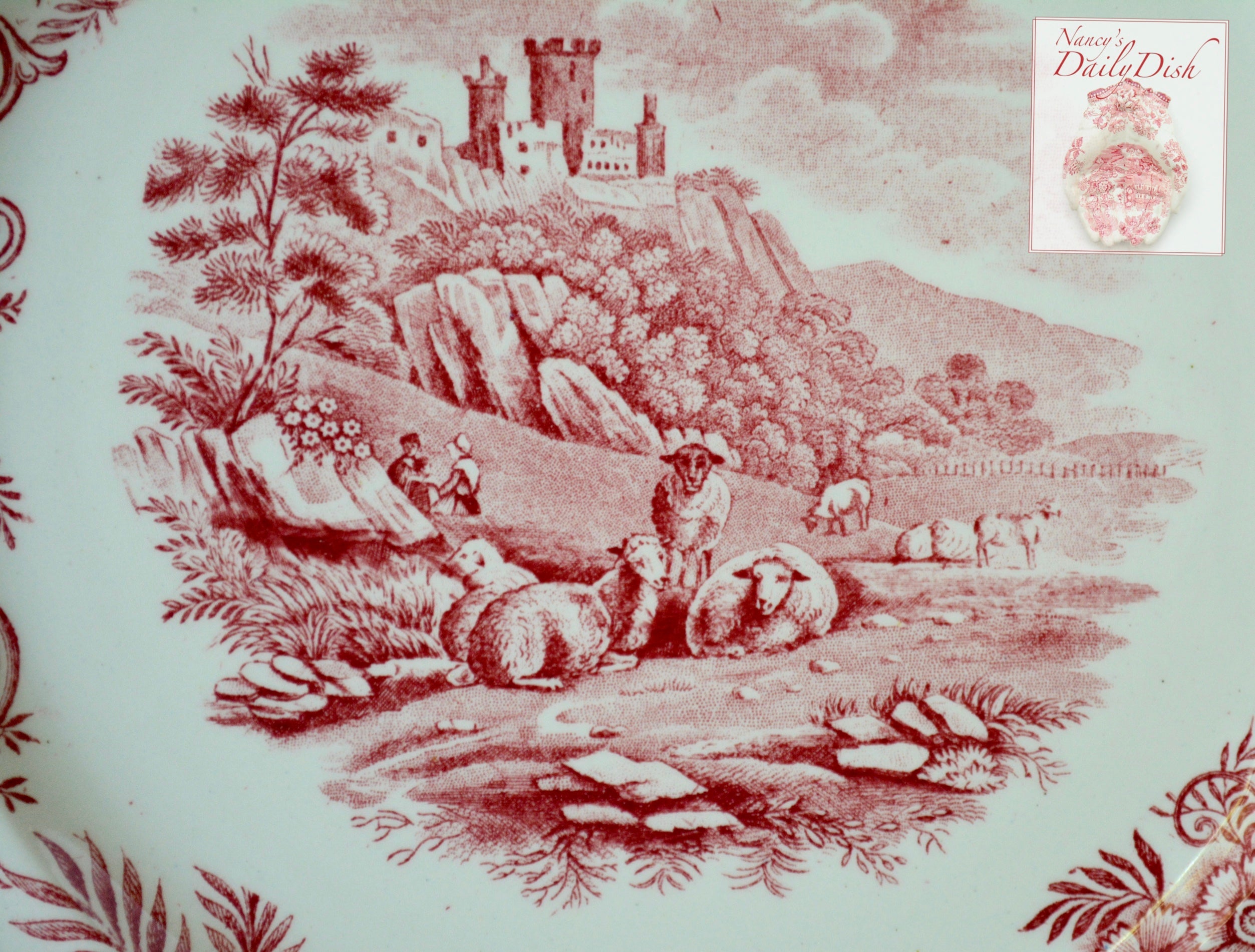 Red Transferware