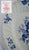 Lg Bountiful Fruit & Flowers Vintage English Blue & White Transferware Platter Basket of Fruits & Flowers
