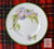 Vintage Royal Doulton Scottish Glamis Thistle Salad Plate Green & Lavender Artist Signed