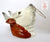 Vintage Brown & White Hereford Bull Head Wall Pocket Hanging Planter w/ Towel Ring