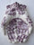 Purple English Transferware Clarice Cliff  Open Hands Soap Dish Hand Shaped Trinket Dish