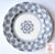 Antique Gray Blue Purple Transferware Plate Caledonian Tartan Plaid Staffordshire Ridgway