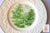 Green Transferware Wheat Harvest Scene Plate Embossed Floral Border Rhapsody George Jones