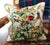 Scalamandre Edwin's Covey Custom Hand Made 18 x 18 Pillow Cover Quail Woodland Flowers