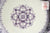 Antique Purple Transferware Plate Caledonian Tartan Plaid Staffordshire Ridgway