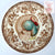 Polychrome Thanksgiving Turkey Brown Tonquin Transferware Plate Tonquin Clarice Cliff Roses Autumn Foliage Royal Staffordshire