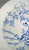 HUGE Wedgwood Blue & White English Botanical Herbarium Transferware 15” Charger Platter