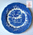 Blue Toile Grazing Deer Merrie England Vintage Transferware Plate English Manor