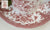 French Country Red Toile Pink Transferware Mug Cup & Saucer Cabbage Roses Daisies