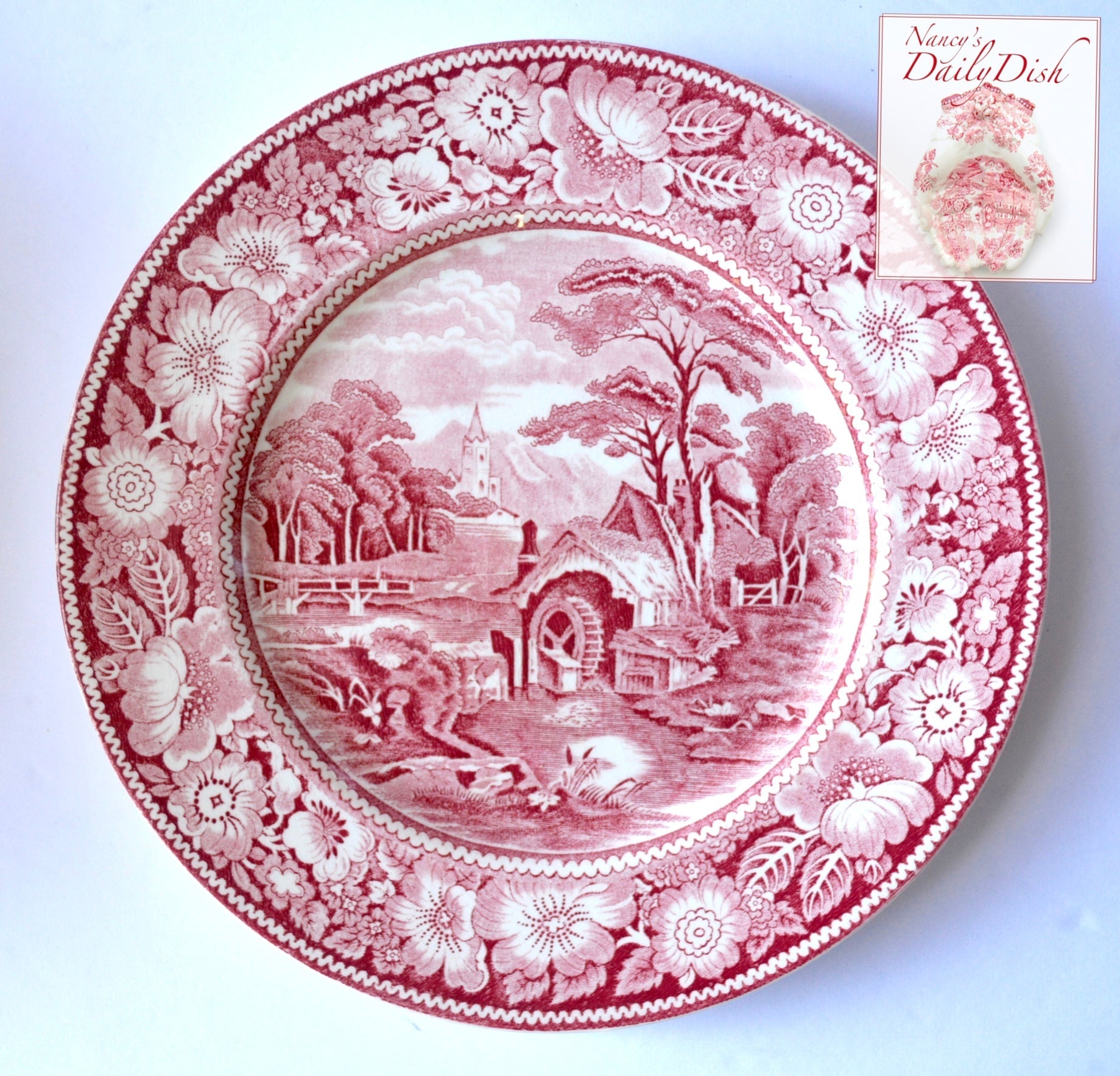 Red Transferware