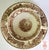 Rural Scenes Brown Transferware Teacup & Saucer Pastoral Mother Child Farm Cows