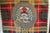 Scottish Tartan Plaid Buchanan Clan Motto Wool Needlepoint Pillow Cover