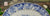 Dutch Masters Blue Transferware Plate Royal Doulton Pomeroy Urn w/ Roses Tulips on Brick Wall
