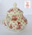 Rare Royal Staffordshire China Cabinet Toile Red Transferware Sugar Bowl w/ Teapot Ginger Jar Tea Cup Pattern