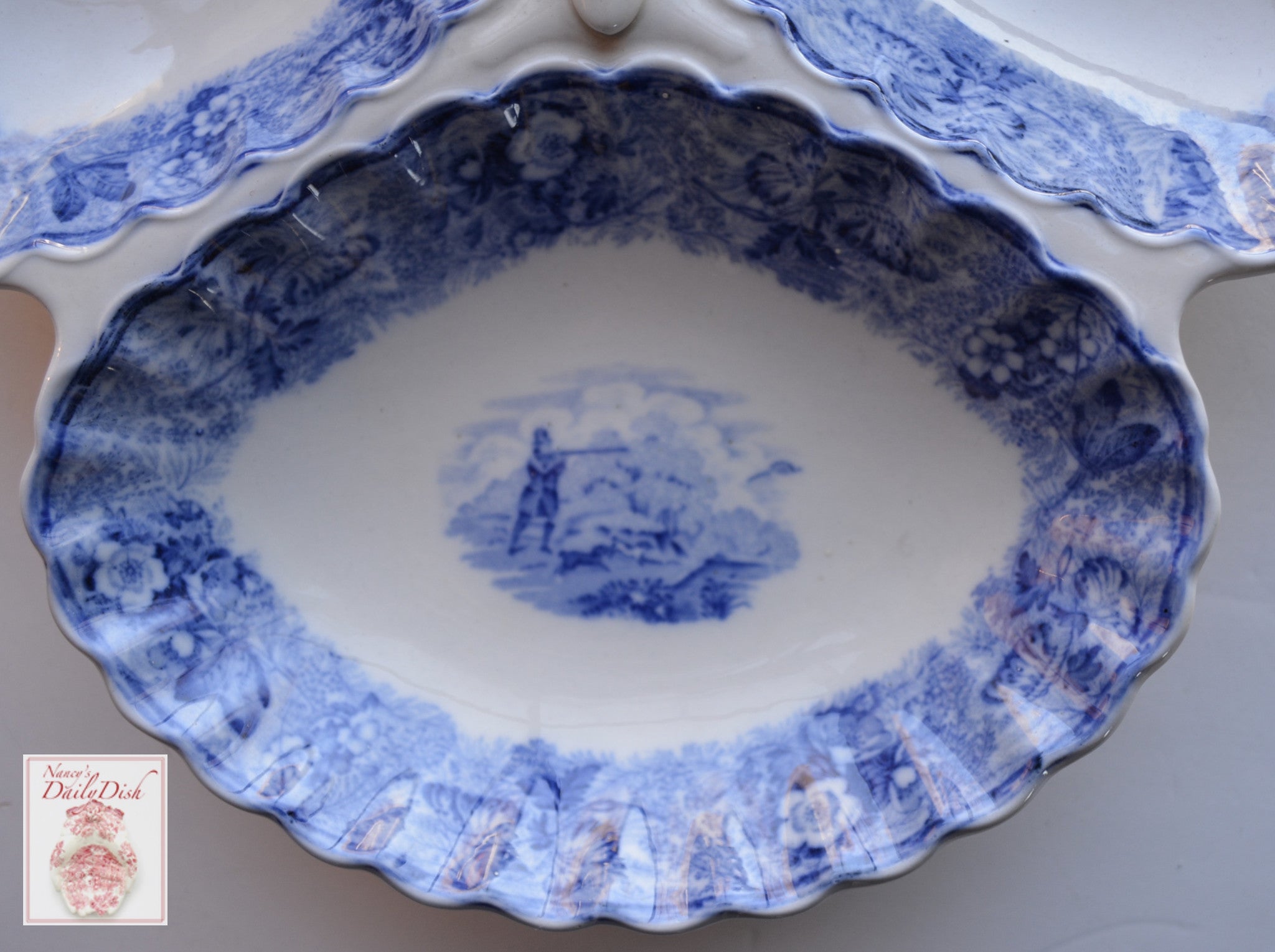 Spode Copeland Field Sports Brown Polychrome Transferware Plate Charger ...