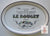 French Advertising Black Transferware Fish Platter Le Rouget Le Grondin Gastronomie