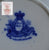 Corinthian Stone Ware Flow Blue Transferware Cauldon England Octagon Rimmed Soup Plate