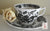Ridgway Black English Transferware Toile Teacup & Saucer Roses Birds Windsor Asiatic Pheasants
