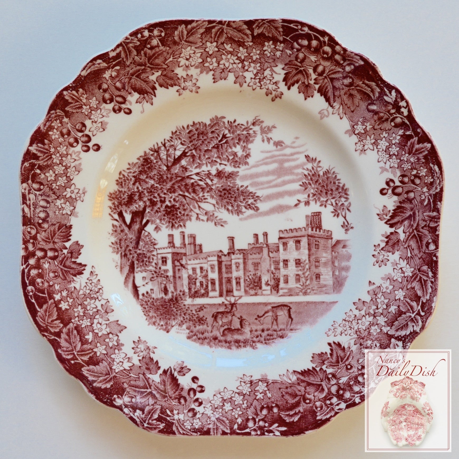 Red Transferware