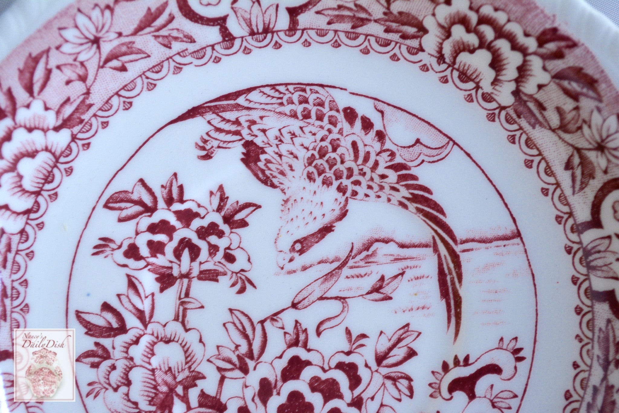 Red Transferware