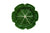 Set of 4 Green Majolica Pinheiro Bordallo Cabbage Leaf Charger Plates 12.25"