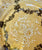 1835 Bi Color Yellow Transferware Handled Plate Etruscan Festoon Ridgway