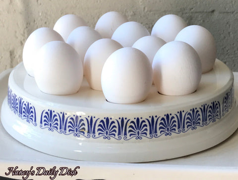 Orvieto Blue ROOSTER: Egg Holder [R]