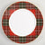 Tartan Plaid Red & Green Christmas Dinner Plates Set of 4 NEW 222 Fifth Wexford