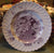 Clarice Cliff Aesthetic Purple Transferware Plate Newport Ophelia Basket of Flowers