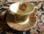 Polychrome Brown Transferware Cup and Saucer Jenny Lind RARE Art Deco Shape