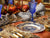 Thanksgiving Turkey Blue Transferware Plate Clarice Cliff  Autumn Foliage Royal Staffordshire