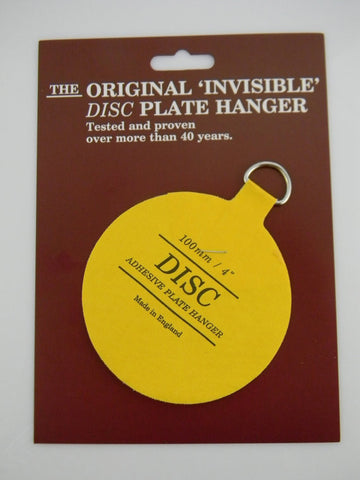 #5 Invisibale Adhesive Disc Hanger to Hang a 12"-20" Platter on the Wall up to 7 lbs (other sizes available to accommodate any size plate)