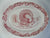Clarice Cliff Royal Staffordshire RED Turkey Platter English Transferware