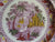 Staffordshire China Purple Chinoiserie Hand Painted Transferware Plate Ridgways Oriental