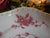 Watteau Red Transferware Candy Bowl Dish  romantic Victorian Gardens Mandolin