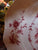 Watteau Red Transferware Candy Bowl Dish  romantic Victorian Gardens Mandolin