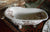 Brown Toile Transferware Ironstone Claw Foot Bath Tub Soap Dish Charlotte England